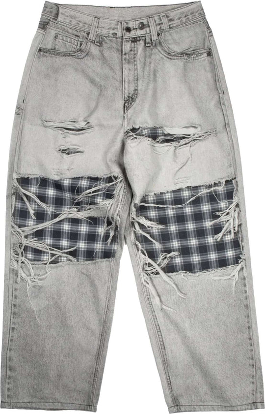  Wasted Paris Pantalone Trompe Loeil Grant Pant Faded Grey Uomo