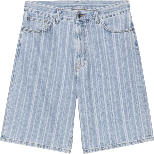  Carhartt Wip Short Rylan Short Rylan Stripe Blue Stone Bleached Uomo Rylanstripebluestonebleached