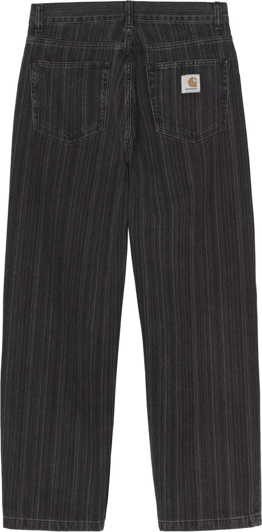  Carhartt Wip Pantalone Rylan Pant Rylan Stripe Black Stone Washed Uomo Rylanstripeblackstonewashed