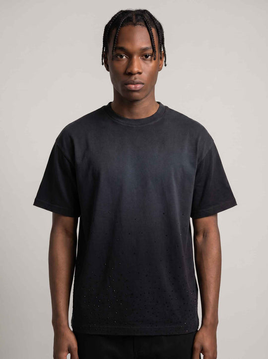  A.u.r.a.s T-shirt Diamond Tee Black Uomo