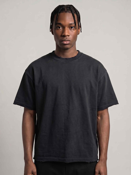  A.u.r.a.s T-shirt Oversize Tee Black Uomo