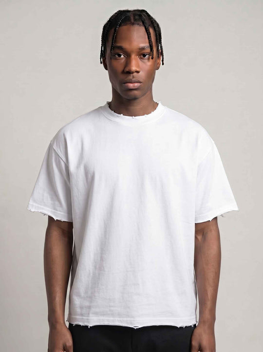  A.u.r.a.s T-shirt Oversize Tee White Uomo