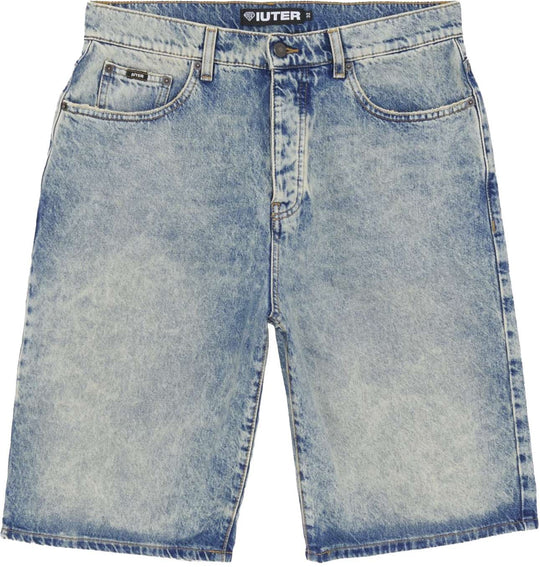  Iuter Short Baggy Denim Blue Acid Uomo Blueacidtr