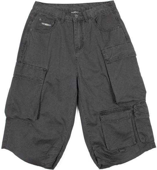  Wasted Paris Grant Shorts Faded Black Uomo