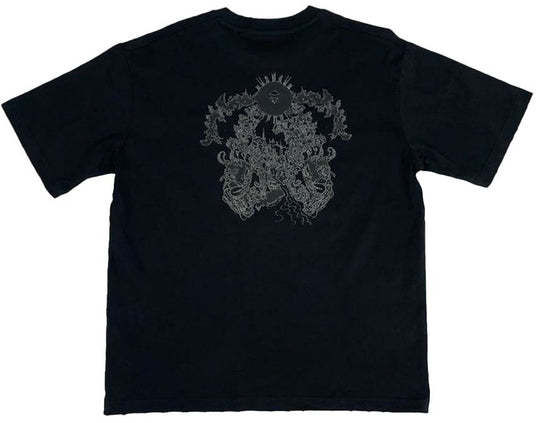  Mdn T-shirt Gothic Eclipse Tee Black Uomo