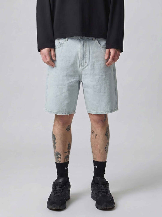  A.u.r.a.s Jeans Short Regular Fit Bleached Uomo