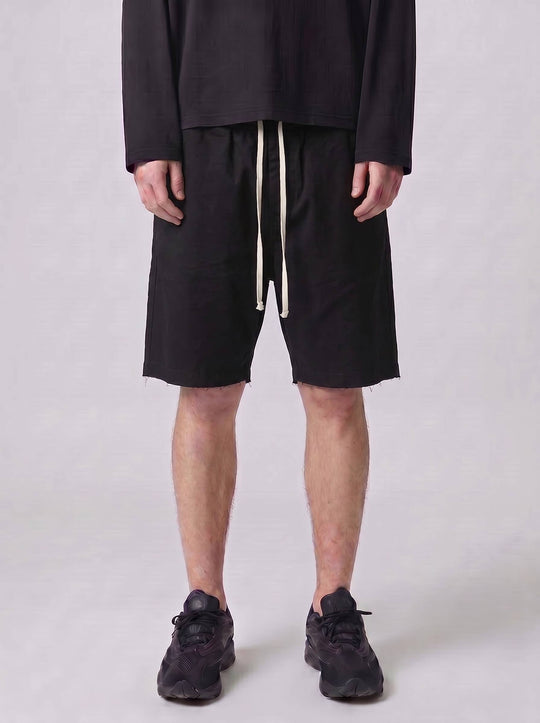  A.u.r.a.s Bermuda Cotone Short Black Uomo
