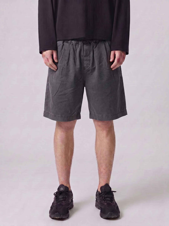  A.u.r.a.s Short Over Cotone Pant Grigio Scuro Uomo Darkgrey