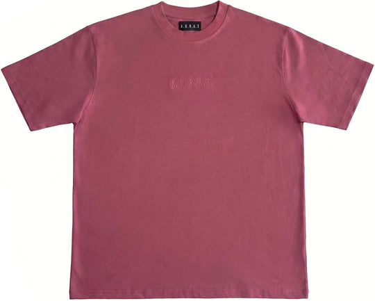  A.u.r.a.s T-shirt Over Logo Tee Rosso Cipolla Uomo Red