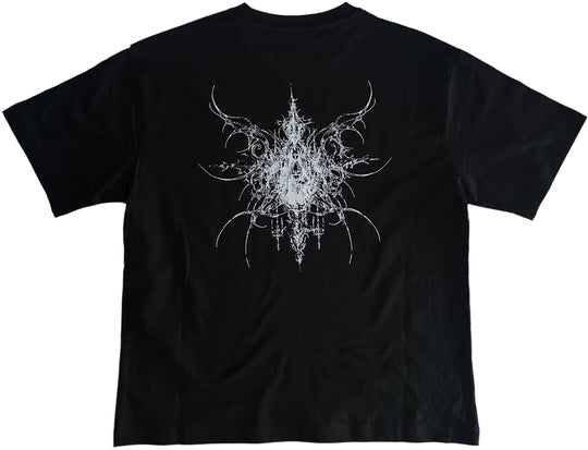  Mdn T-shirt Cyber Gothic Tee Black Uomo