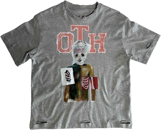  Oth T-shirt Rotten Society Tee Grey Uomo