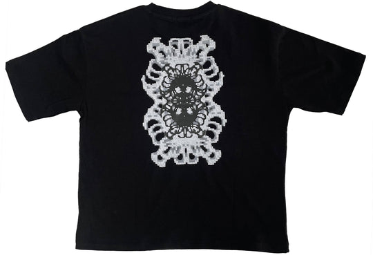  Mdn T-shirt Cyber Ghost Tee Black Uomo