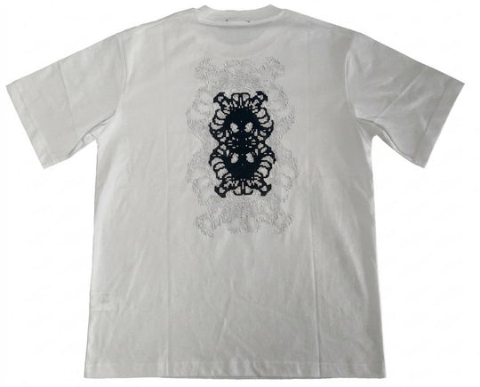  Mdn T-shirt Cyber Ghost Tee White Uomo