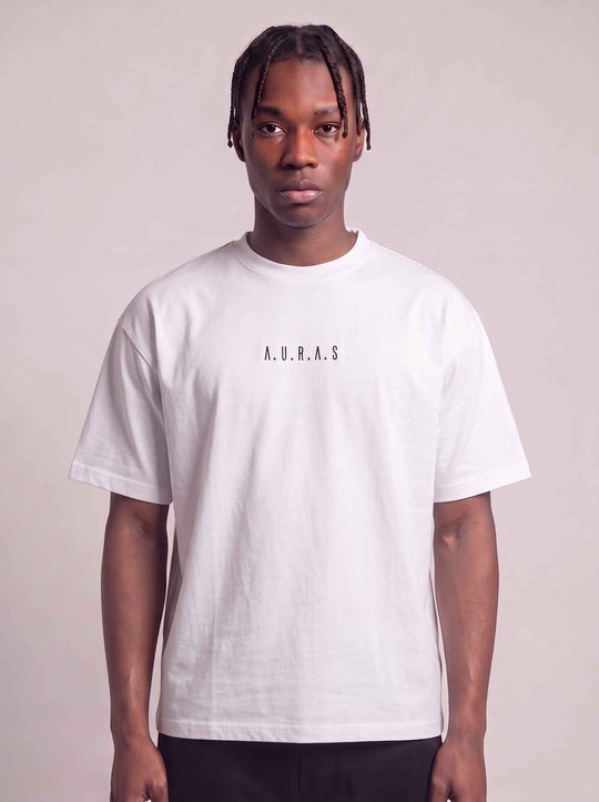  A.u.r.a.s T-shirt Logo Tee White Uomo Bianco
