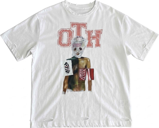  Oth T-shirt Rotten Society Tee White Uomo