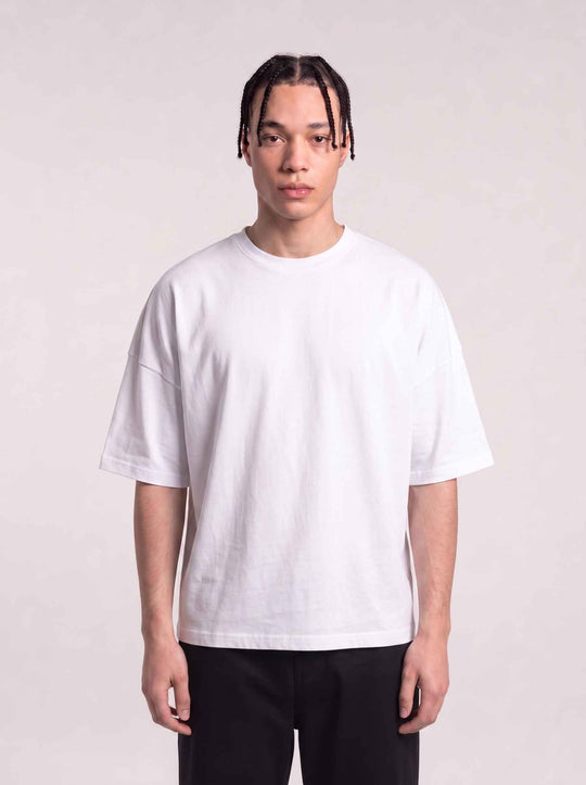 A.u.r.a.s T-shirt Crop Tee White Uomo