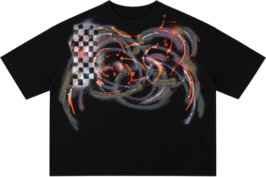  Mdn X Sarac T-shirt Artcustom Drop 1 Black Uomo Nero
