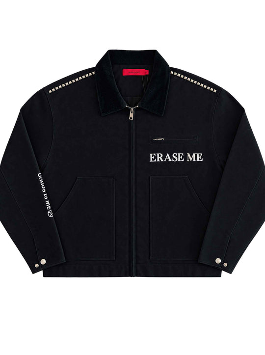  Acupuncture Giacca Punker Jacket 3 Washed Black Uomo Nero
