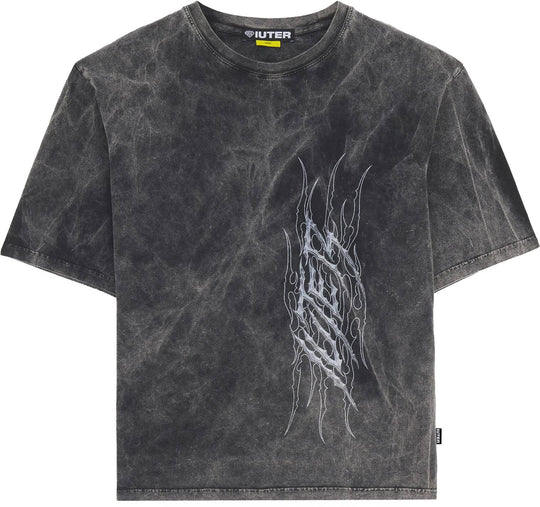  Iuter T-shirt Tribal Marble Tee Black Uomo