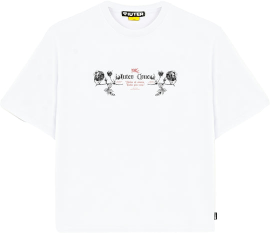  Iuter T-shirt Bloom Tee White Uomo