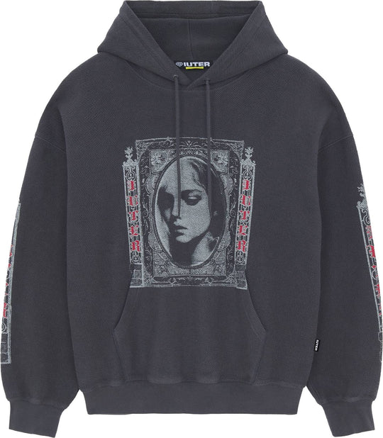  Iuter Felpa Fallen Love Reserve Hoodie Asphalt Uomo