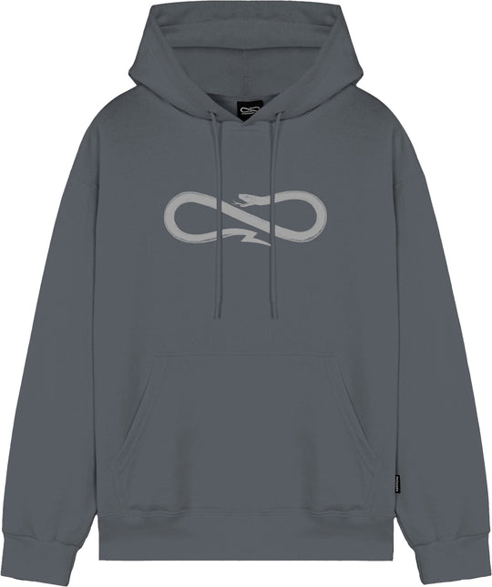  Propaganda Felpa Logo Hoodie Gray Uomo