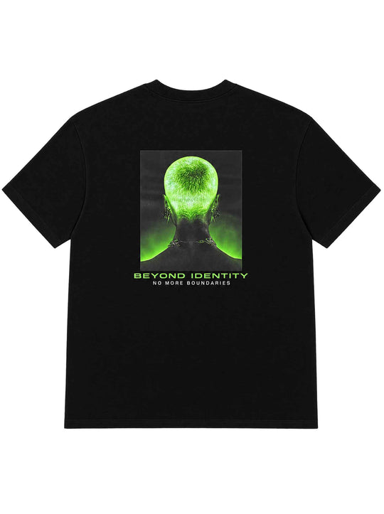  A.u.r.a.s T-shirt Beyond Identity Tee Black Green Uomo