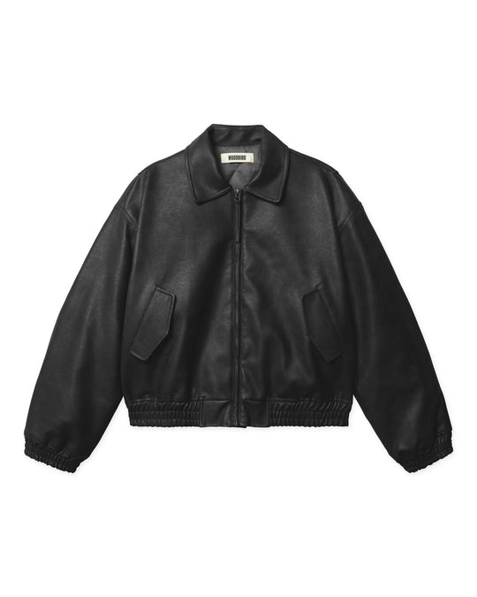  Woodbird Giacca Wbbao Biker Jacket Black Uomo