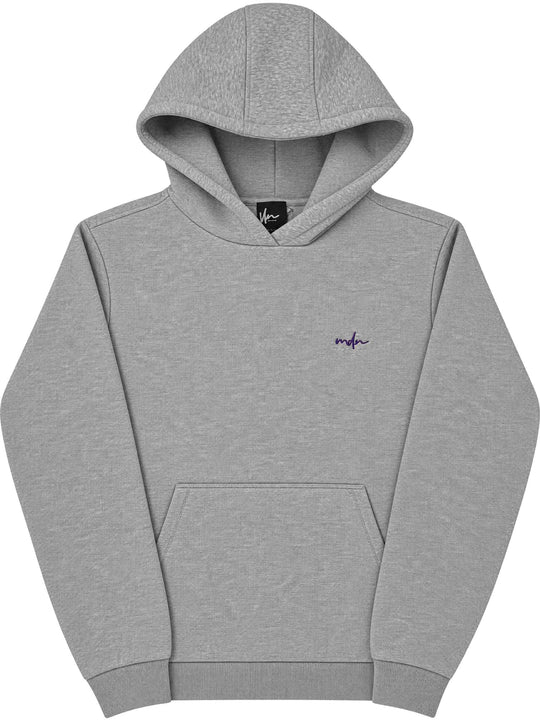  Mdn Felpa W Hoodie Logo Grey Donna