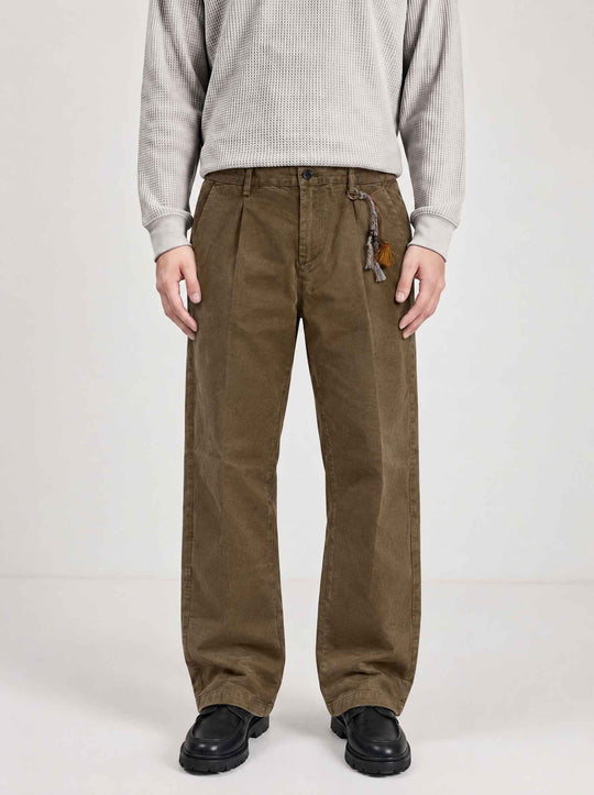 A.u.r.a.s Pantalone In Cotone Caffè Uomo Caffe