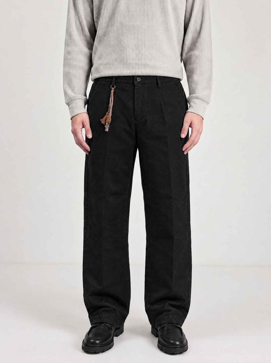 A.u.r.a.s Pantalone In Cotone Black Uomo