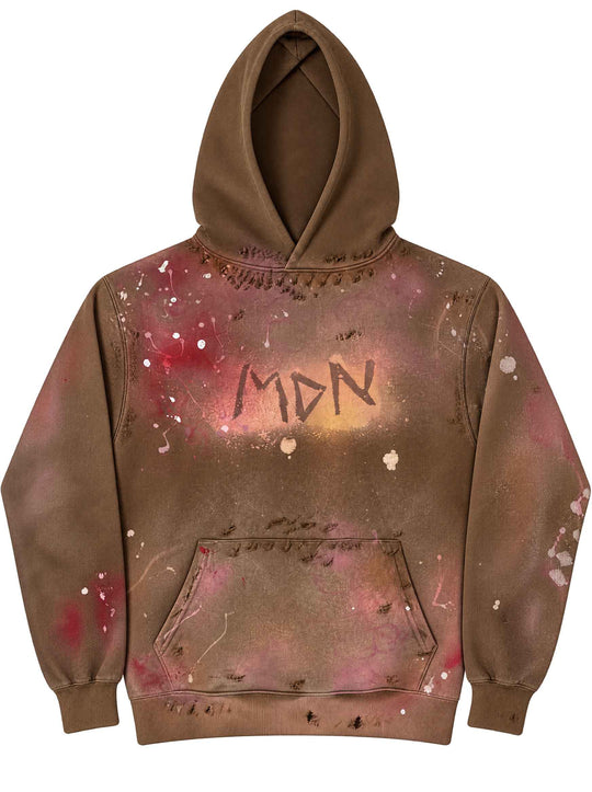  Mdn X Sarac Felpa Hoodie Bledar Boy Drop 3 Brown Uomo