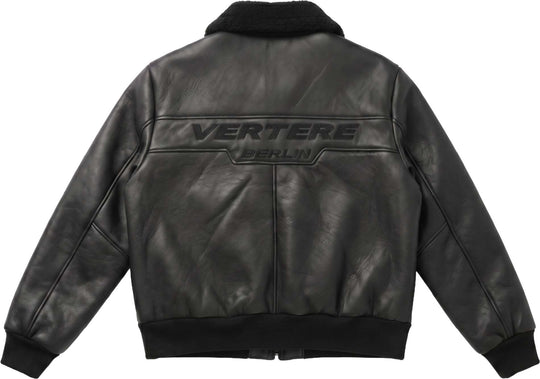  Vertere Giacca Sector Faux Leather Jacket Black Uomo