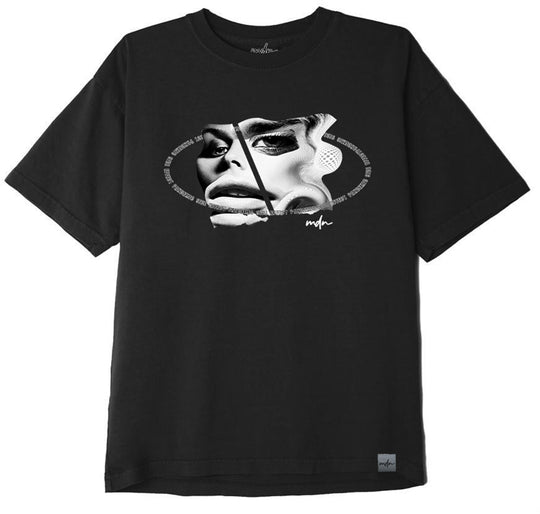  Mdn T-shirt Pandemic Side Effect Tee Black Uomo Nero
