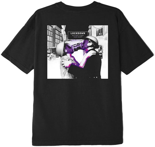  Mdn T-shirt Lockdown Feeling Tee Black Uomo Nero