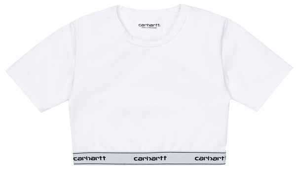 Carhartt WIP t-shirt W' Script Crop Top white