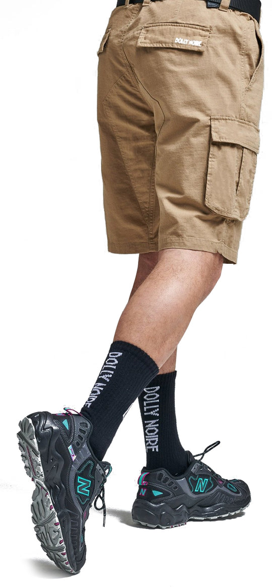  Dolly Noire Short Cargo Ripstop Beige Uomo