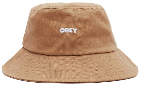  Obey Cappello Bold Bucket Hat Khaki Uomo Beige