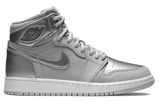  Jordan 1 Retro High Co Japan Neutral Grey 2020 Shoes Uomo Silver