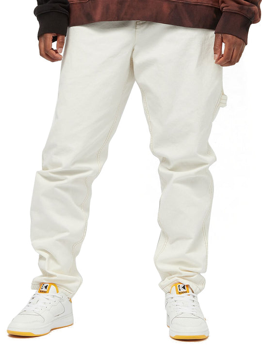  Karl Kani Pantaloni Jeans Og Pants Off White Uomo Bianco