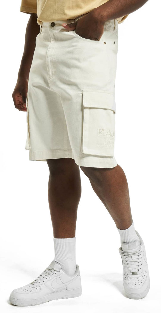  Karl Kani Short Og Cargo Off White Uomo Bianco