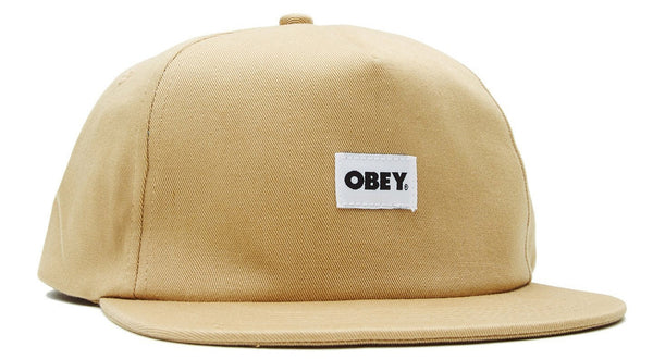 Obey cappello Bold Label Organic snapback almond