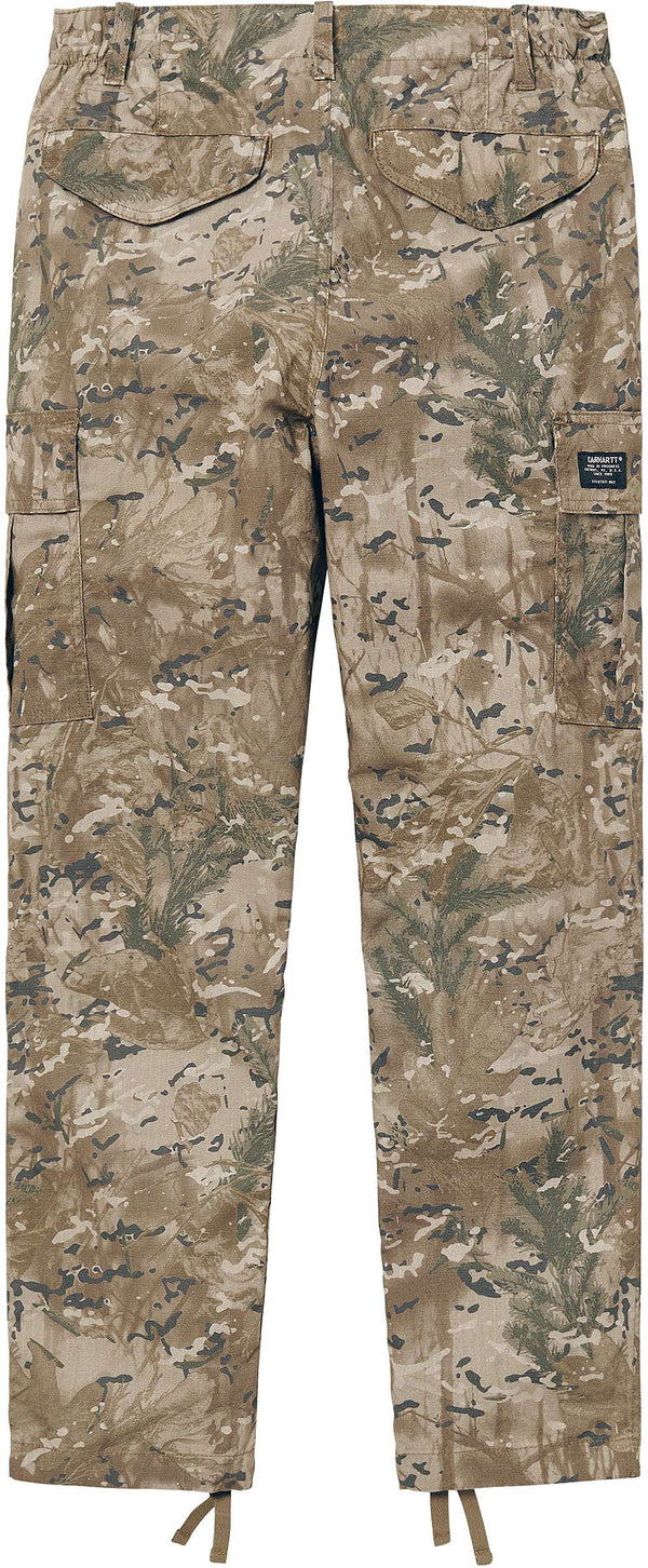 Carhartt WIP pantaloni W' Cymbal Pant camo combi desert rinsed