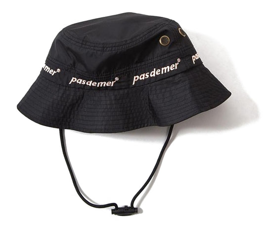  Pas De Mer Cappello Suburb Bucket Black Uomo Nero