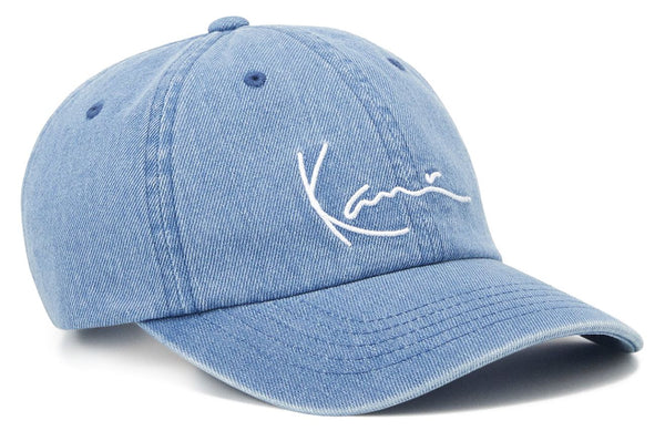 Karl Kani cappello Signature Cap denim blue