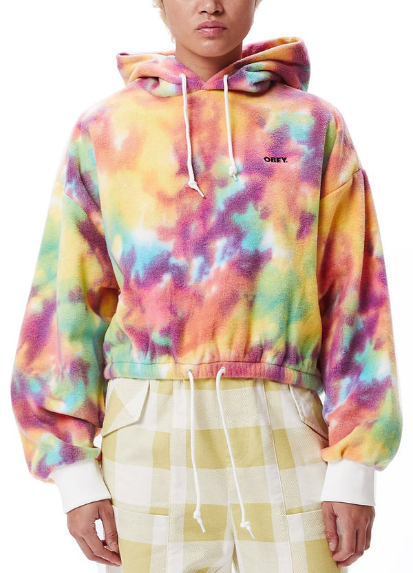 Obey felpa Russett Hood Fleece yellow multi