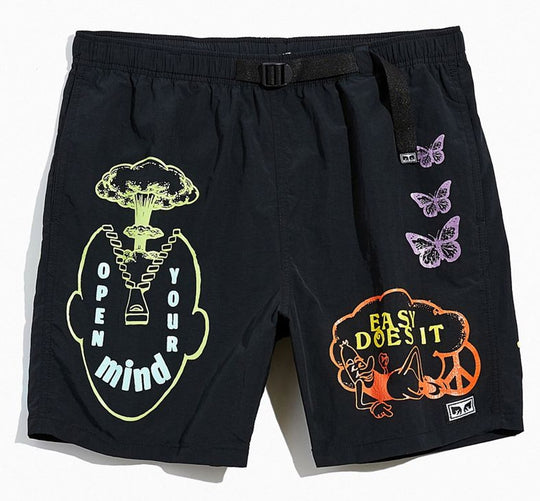  Obey Short Easy Does It Black Uomo Nero
