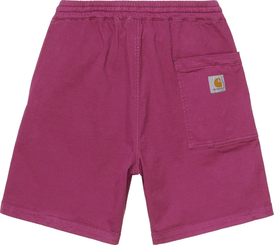  Carhartt Wip Short Lawton Tulip Uomo Rosso