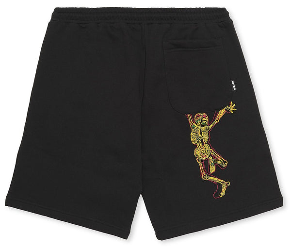 Iuter short Skeleton sweatshort black