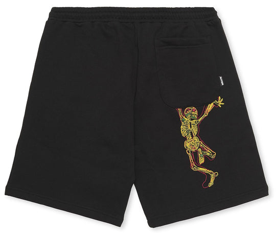  Iuter Short Skeleton Sweatshort Black Uomo Nero